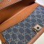 Gucci Dionysus Small Shoulder Bag 400249 Washed GG Denim Blue 2021