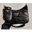 Prada Leather Shoulder Bag 1BC151 Black 2021