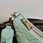 Prada Leather Shoulder Bag 1BC151 Light Green 2021