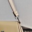 Prada Cleo Brushed Leather Shoulder Bag with Flap 1BD311 Beige 2021