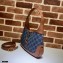 Gucci Jackie 1961 Small Shoulder Bag 636706 Washed GG Denim Blue 2021
