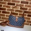 Gucci Jackie 1961 Small Shoulder Bag 636706 Washed GG Denim Blue 2021