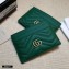 Gucci GG Marmont Card Case 443127 Dark Green