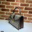 Gucci Ophidia Small Top Handle Bag with Web 651055 GG Supreme Canvas 2021