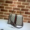 Gucci Ophidia Small Top Handle Bag with Web 651055 GG Supreme Canvas 2021