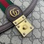 Gucci Ophidia Small Top Handle Bag with Web 651055 GG Supreme Canvas 2021