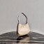 Prada Cleo Brushed Leather Shoulder Bag 1BC499 Beige 2021