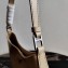 Prada Cleo Brushed Leather Shoulder Bag 1BC499 Beige 2021