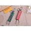 Louis Vuitton Epi Color Block LV Dual Bag Charm and Key Holder MP2554 Green/Red