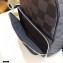 Louis Vuitton Damier Graphite 3D Canvas Campus Backpack Bag N50009 Gray