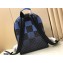 Louis Vuitton Damier Graphite Canvas Josh Backpack Bag N40402 Blue