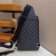 Louis Vuitton Damier Graphite Canvas Avenue Sling Bag N40274 Logo Gris