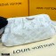 Louis Vuitton Mahina Perforated Leather Scala Mini Pouch Bag M80410 Snow White 2021
