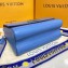 Louis Vuitton Epi Leather Twist MM Bag M57507 Bleuet Blue with Embroidered Logo Wide Strap 2021