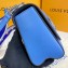 Louis Vuitton Epi Leather Twist MM Bag M57507 Bleuet Blue with Embroidered Logo Wide Strap 2021