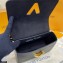 Louis Vuitton Epi Leather Twist MM Bag M57505 Black with Embroidered Logo Wide Strap 2021