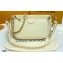 Louis Vuitton Embossed Leather Multi Pochette Accessoires Bag M80447 Cream 2021
