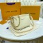 Louis Vuitton Embossed Leather Multi Pochette Accessoires Bag M80447 Cream 2021