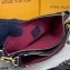 Louis Vuitton Embossed Leather Multi Pochette Accessoires Bag M45777 Black/Cream 2021