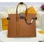 Louis Vuitton Leather Men's Shopping Tote Bag M30725 Brown 2021