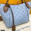 Louis Vuitton Mahina Perforated Leather Hina PM Bag M52975 Blue 2021