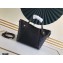 Louis Vuitton Mahina Perforated Leather Hina PM Bag M54350 Black 2021