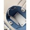 Louis Vuitton Mahina Perforated Leather Hina PM Bag M56199 Snow White/Bleu Orage Blue 2021