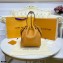 Louis Vuitton Grained Calf Leather Lockme Bucket Bag M57689 Arizona Beige 2021