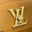 Louis Vuitton Grained Calf Leather Lockme Bucket Bag M57689 Arizona Beige 2021