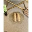 Gucci GG Supreme Canvas Horsebit Espadrilles Slippers Gold 2021