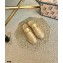 Gucci GG Supreme Canvas Horsebit Espadrilles Slippers Gold 2021