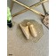Gucci GG Supreme Canvas Horsebit Espadrilles Slippers Gold 2021