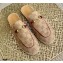 Gucci GG Supreme Canvas Horsebit Espadrilles Slippers Red 2021