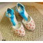Louis Vuitton Monogram-embroidered Canvas Starboard Wedge Espadrilles Orange 2021