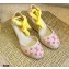 Louis Vuitton Monogram-embroidered Canvas Starboard Wedge Espadrilles Pink 2021