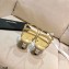 Chanel Pearl Heel Sandals Leather Beige 2021