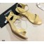 Chanel Pearl Heel Sandals Leather Beige 2021