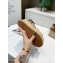 Louis Vuitton Heel 10cm Platform 6cm Boundary Wedge Sandals Brown Embroidered Raffia 2021