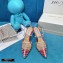 Jimmy Choo Heel 6.5cm Thu Crystal Stud Point Toe Sandals Red 2021