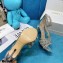 Jimmy Choo Heel 10cm Josefine Sandals Leather Silver with Crystal Embellishment 2021