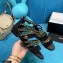 Chanel Chain Flat Sandals Suede Black 2021
