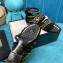 Chanel Chain Flat Sandals Suede Black 2021