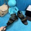 Chanel Chain Flat Sandals Suede Black 2021