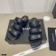 Chanel CC Logo Magic Loop Mules Black 2021