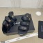 Chanel CC Logo Magic Loop Mules Black 2021