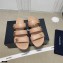 Chanel CC Logo Magic Loop Mules Nude 2021