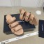Chanel CC Logo Magic Loop Mules Nude 2021