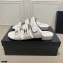 Chanel CC Logo Magic Loop Mules G37390 White 2021