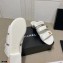 Chanel CC Logo Magic Loop Mules G37390 White 2021
