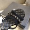 Chanel Heel 5cm Chain Sandals Suede Black 2021